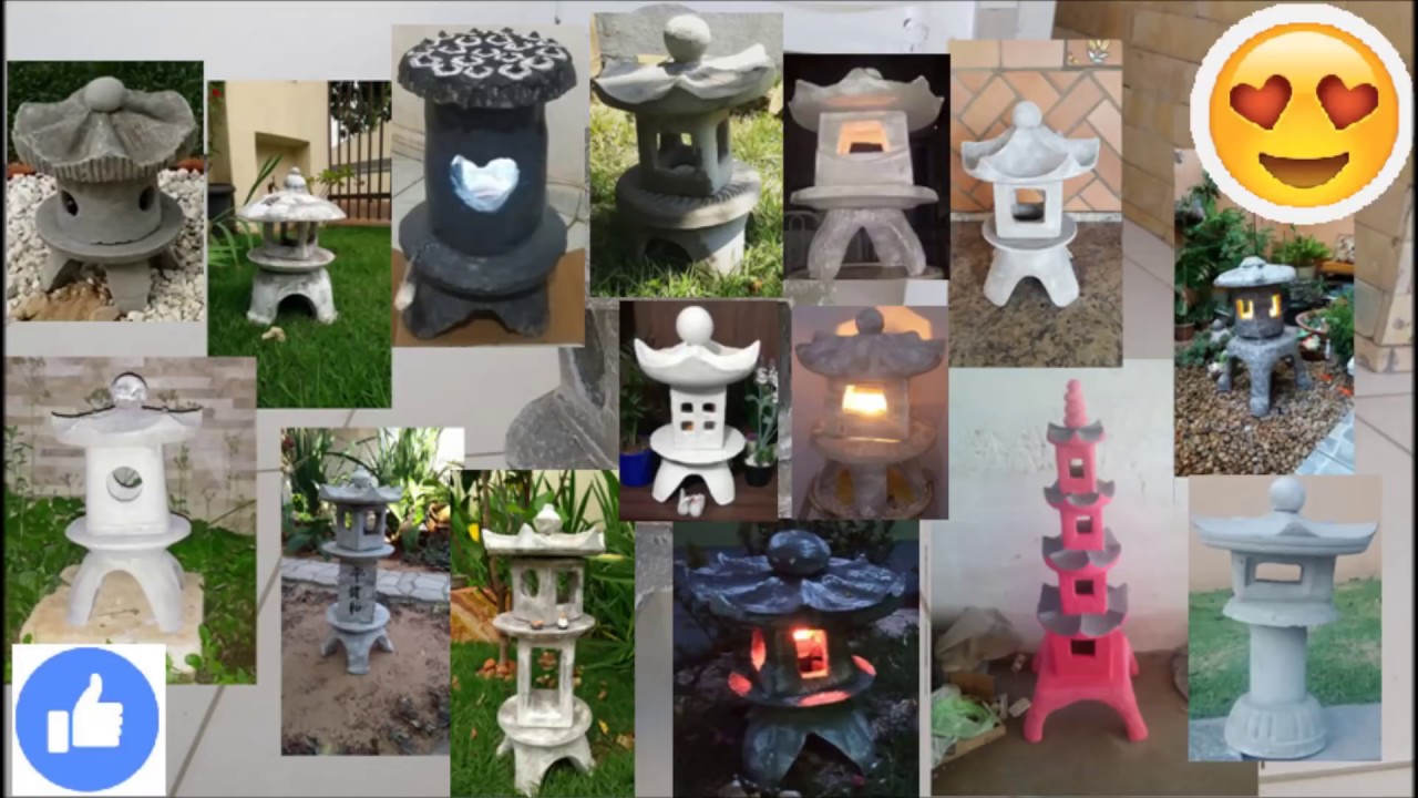 Lanterna chinesa da galera. Inspiradas na nossa vídeo-aula, Diy, Stone lantern, ISHIDORO