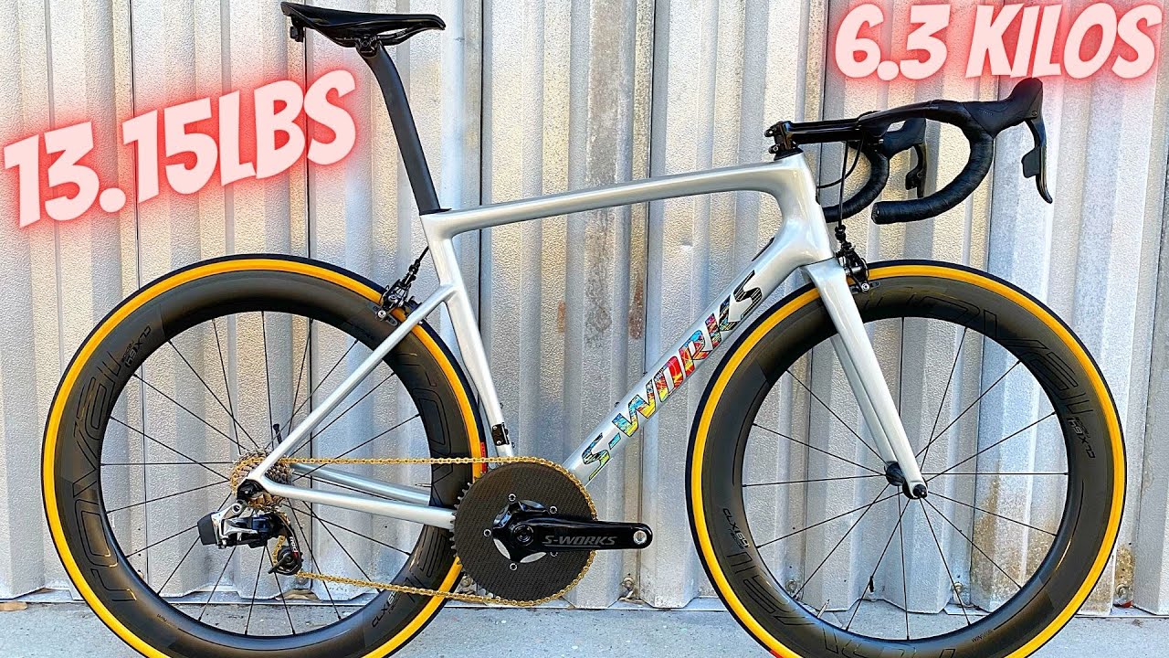 (6,3 кг, 13,15 фунта) ОГРАНИЧЕННАЯ СЕРИЯ SPECIALIZED S-WORKS TARMAC SL6 ТОЛЬКО ОДИН В США *МАРСЕЛ...