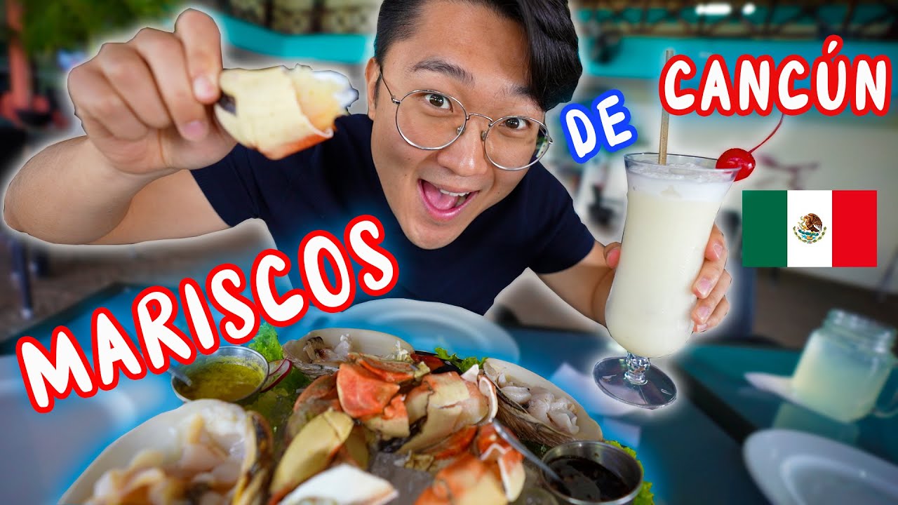 ¡¡PROBANDO MARISCOS DE CANCÚN!!