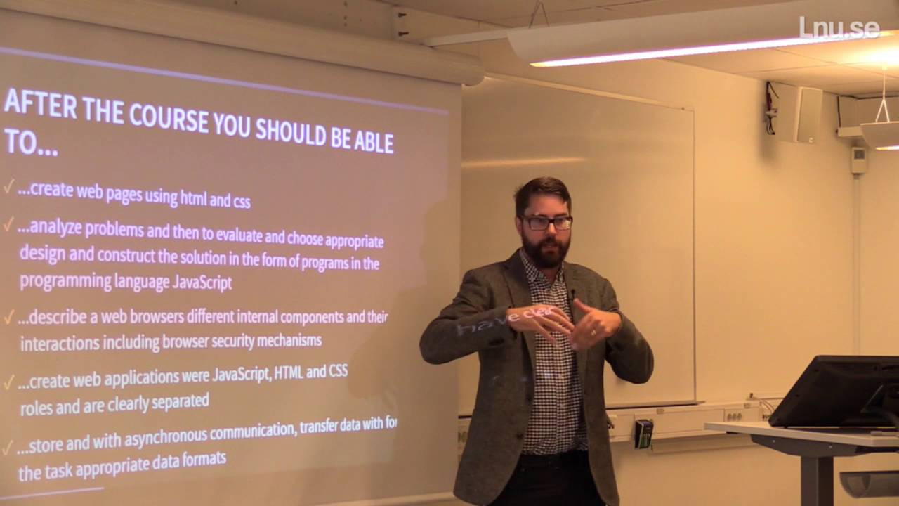 1DV525 - Course Introduction