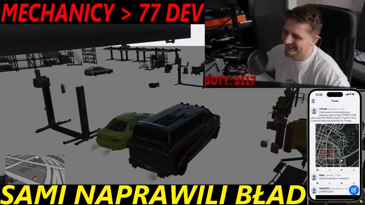 Mechanicy z Tonego lepsi od developer&oacute;w 77rp XDD