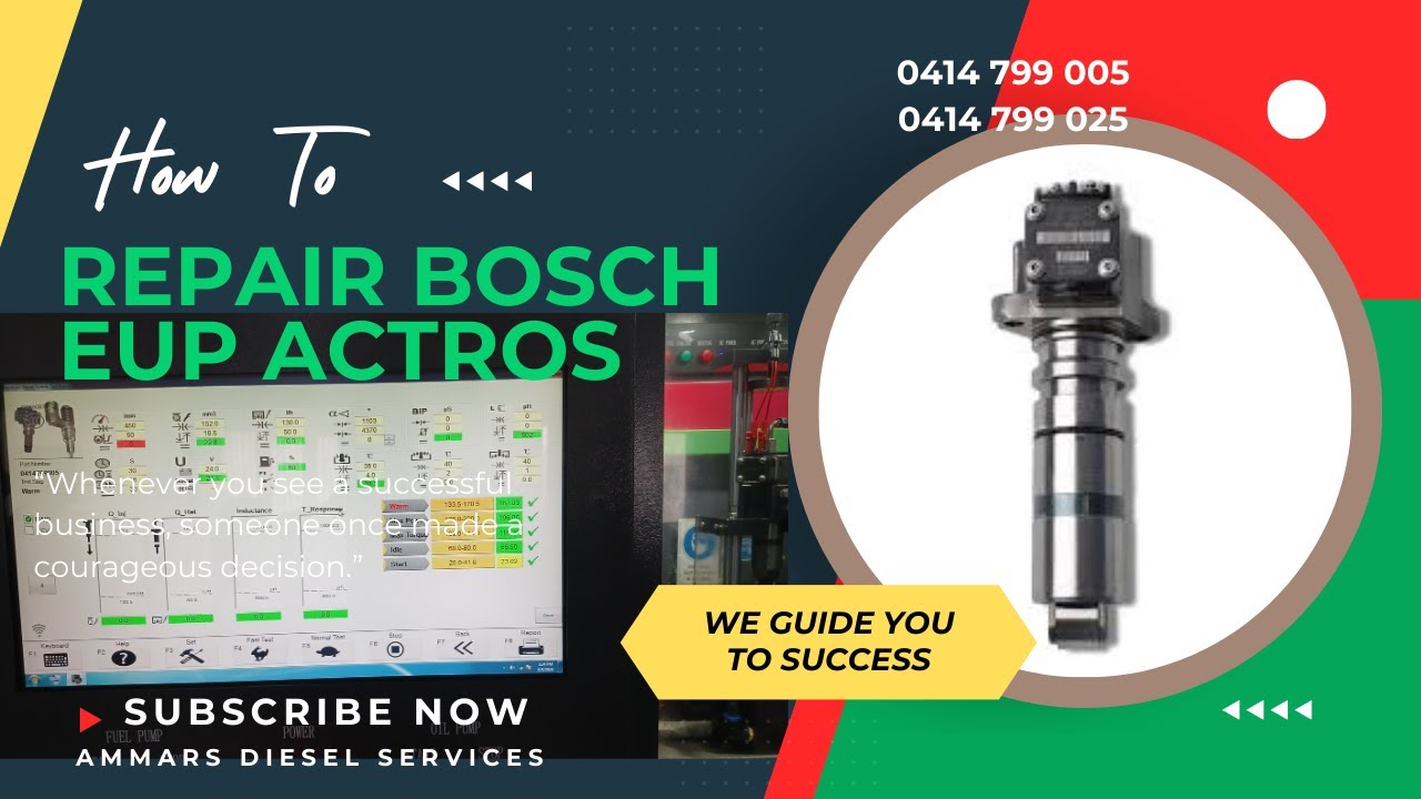 how to repair fuel unit pump bosch 0414799005 | reliable diesel fuel system services repair