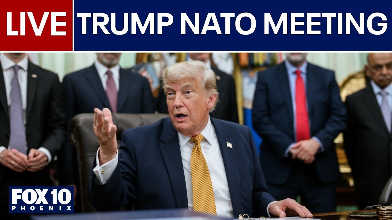 🔴LIVE:Trump & NATO Chief Mark Rutte White House meeting | FOX 10 Phoenix