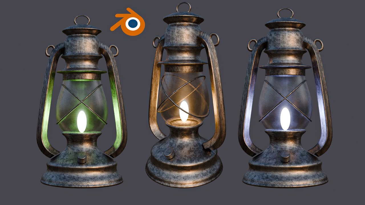 How to modeling lantern in blender