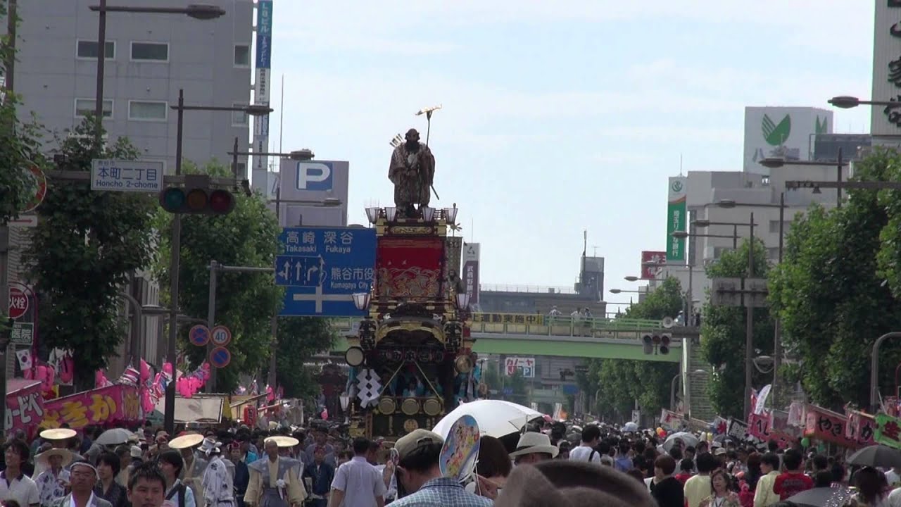 【Japan】 2013年度　熊谷うちわ祭り　第壱本町区（神武天皇）　－　Kumagaya uchiwa festival