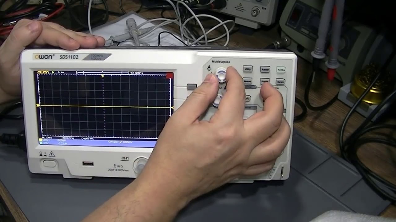 Osciloscópio IKRO Ik2073 Owon SDS1102   100MHZ   1GSa s