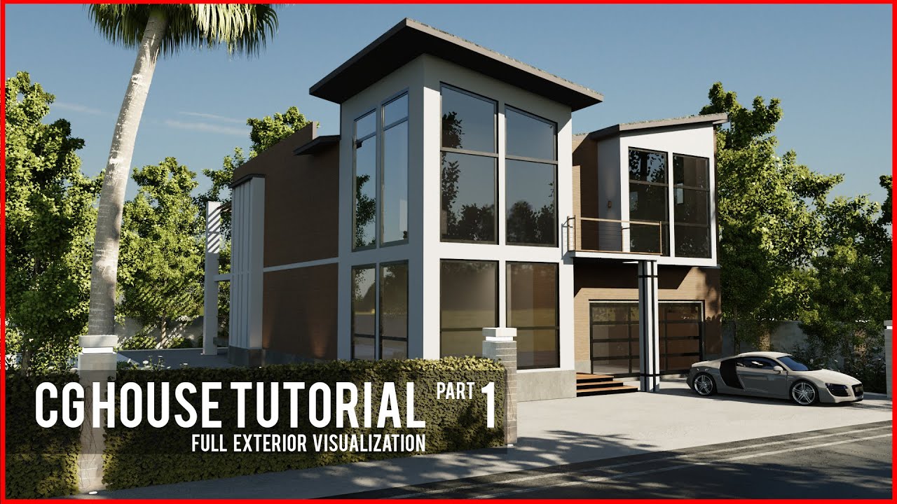 How to Create a Modern House in Blender | Part 1 | Blender 2.82