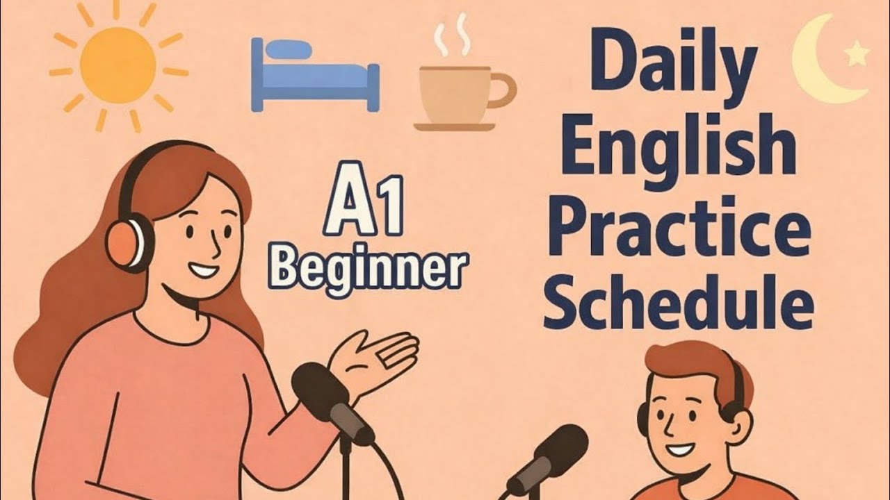 Talk About Your Daily Schedule | Easy English Speaking Practice | Beginner
