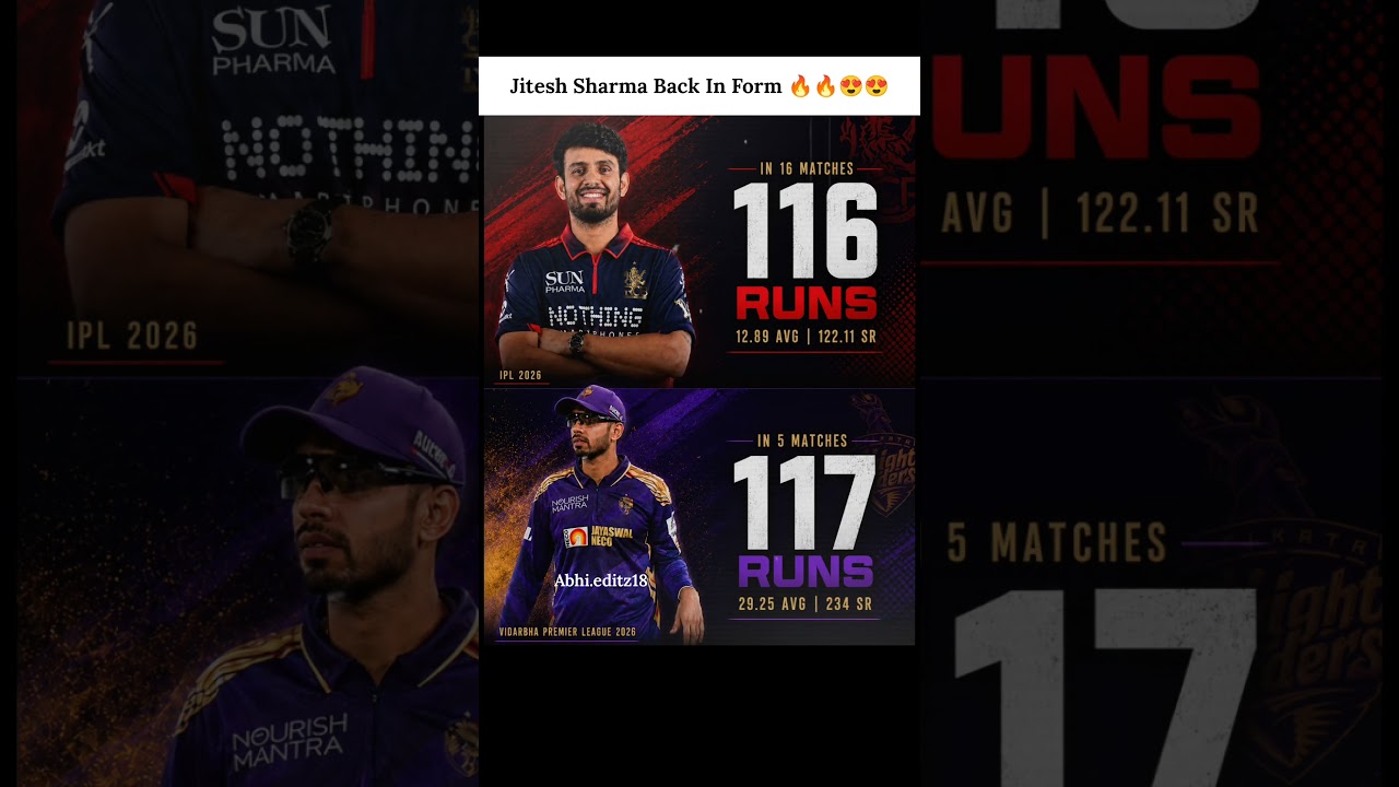 Jitesh Sharma Back In Form 🔥🔥😍😍