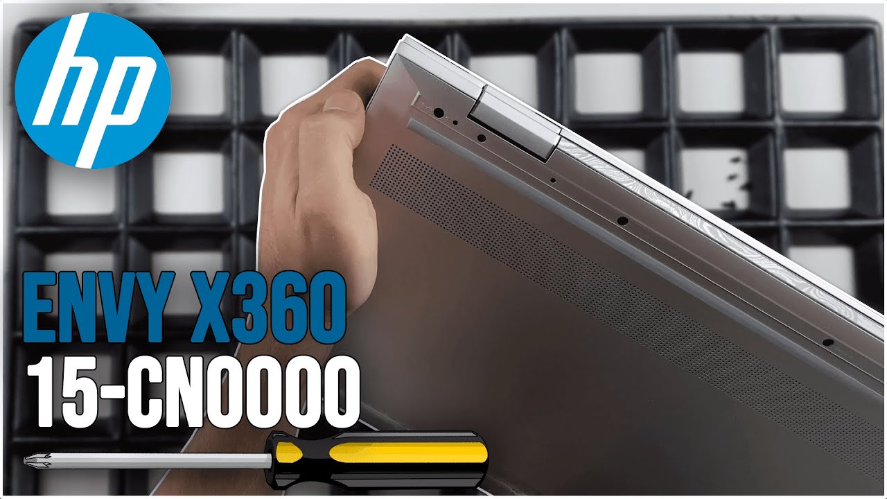 HP Envy x360 15-cn0000 von Innen - RAM, SSD, Akku, Lüfter wechseln
