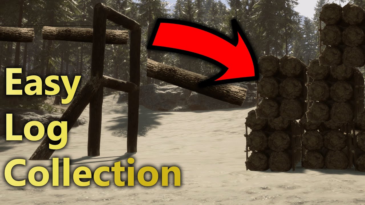 Easiest Way To Collect Logs For Your Base In Sons Of The Forest