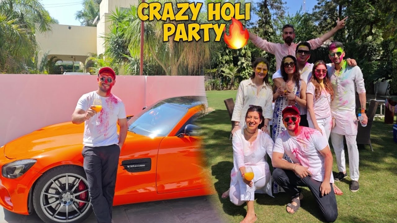 Holi Party Mei Crazy Scenes ho gaye🤪🍻