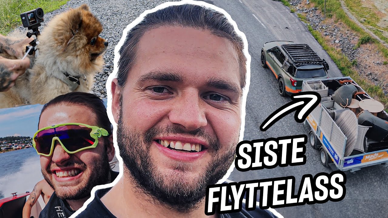 Flytting, båttur og hundenes første møte med huset!