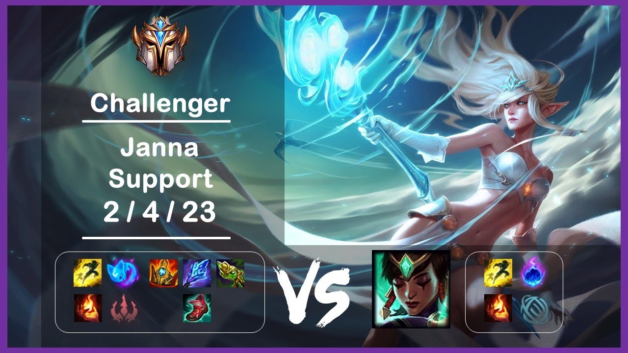 Support Janna vs Karma KR Challenger Patch 12.2