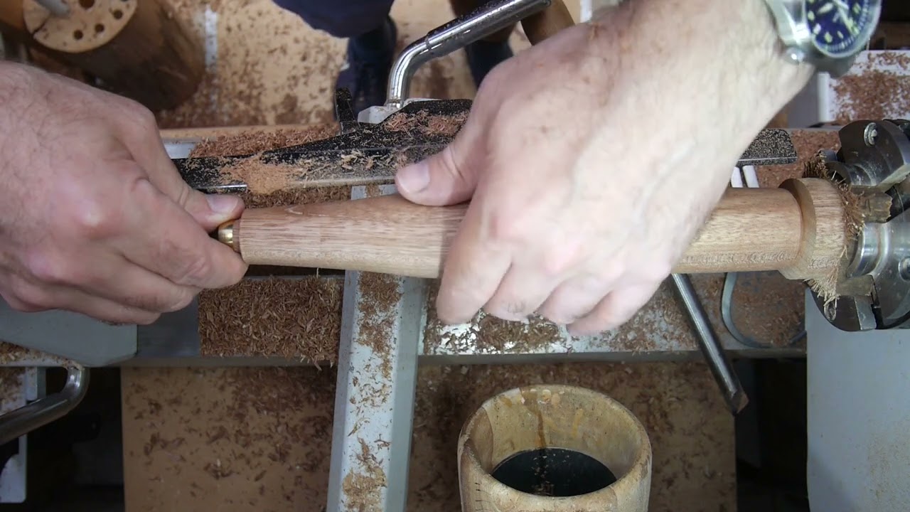 Woodturning - Fork handle restoration
