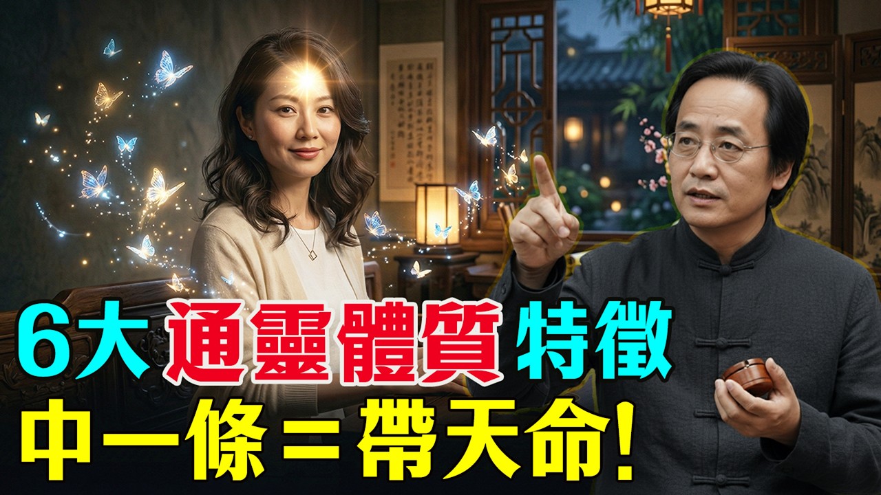倪海廈：「通靈體質」的6大鐵證，出現1條證明是你的「隱形天線」接通了！#倪海廈 #命理  #易經 #玄學 #靈異體質 #第六感 #靈媒  #前世今生   #台灣民俗 #心靈暖流