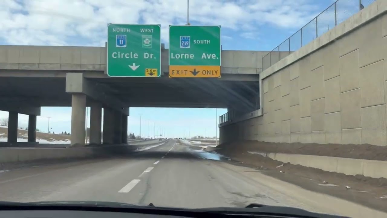 Driving from Ave C North to Saskatchewan Provincial Highway 762