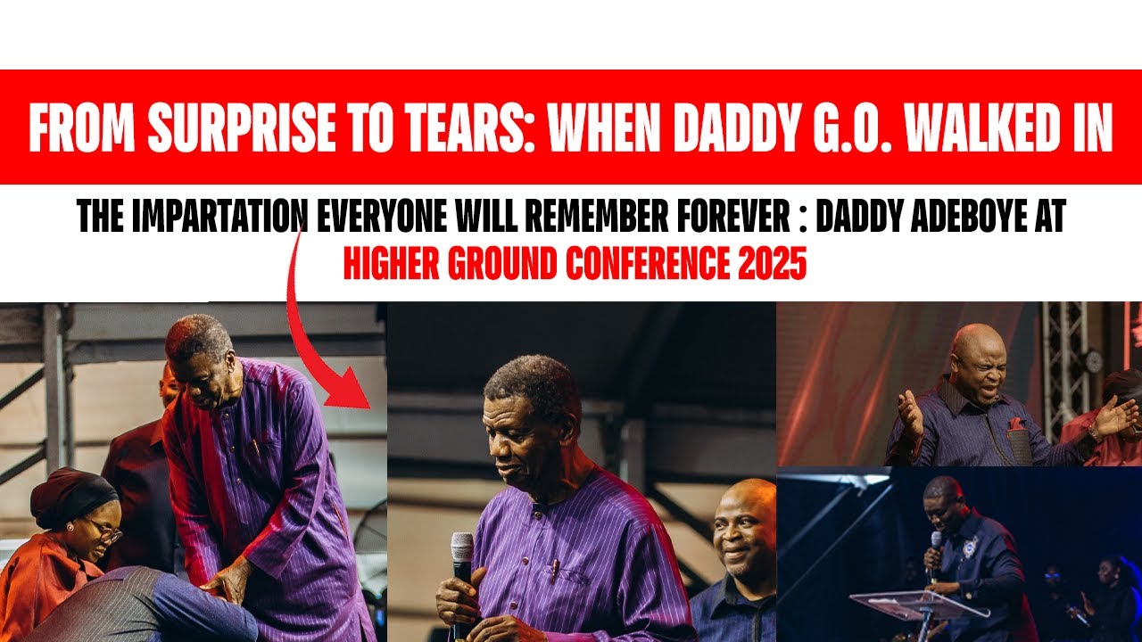 The Shocking Moment Leke Adeboye Brought Daddy G.O. To Surprise At Higher Ground Conference 2025
