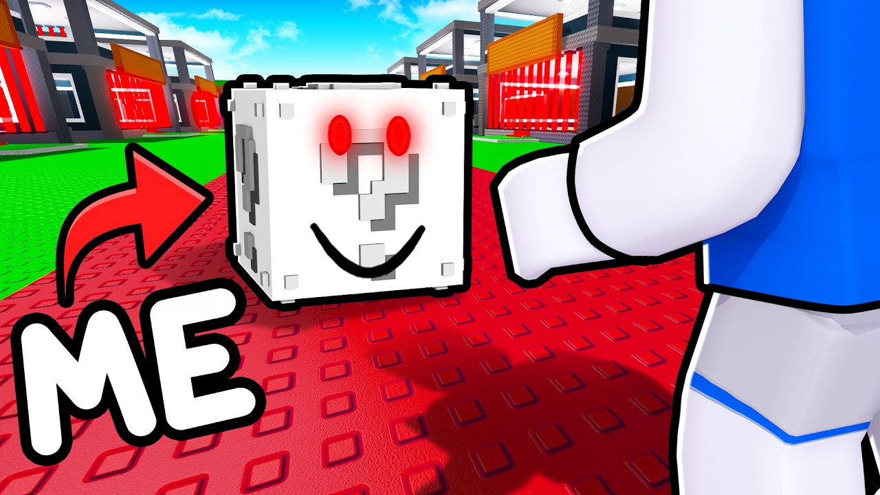 I Became A LUCKY BLOCK in Roblox!