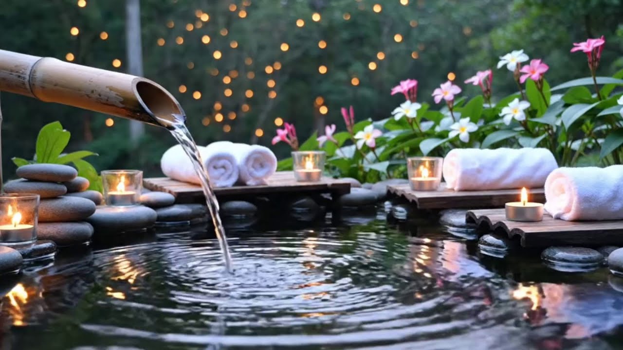 Relaxing Music with Flowing Water Sounds 🌿 Deep Healing to Release Stress, Worry Emotional Fatigue
