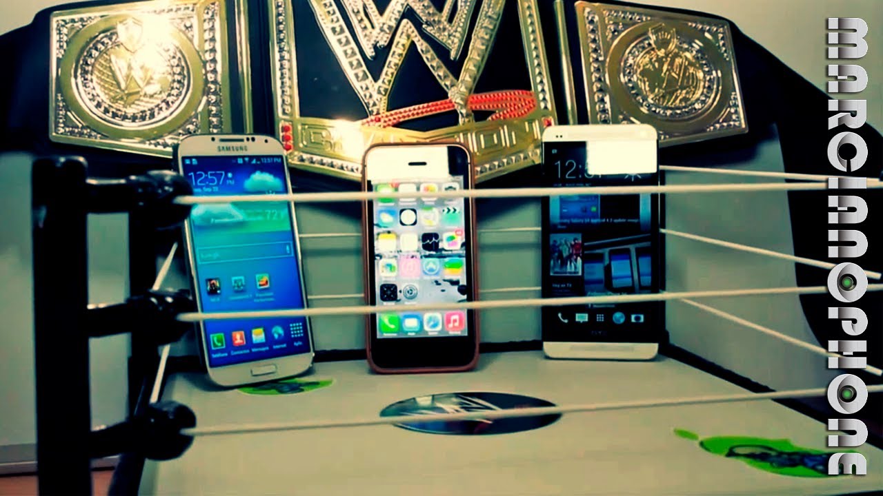 iPhone 5s vs Galaxy S4 vs HTC One - VELOCIDAD - SmackDown