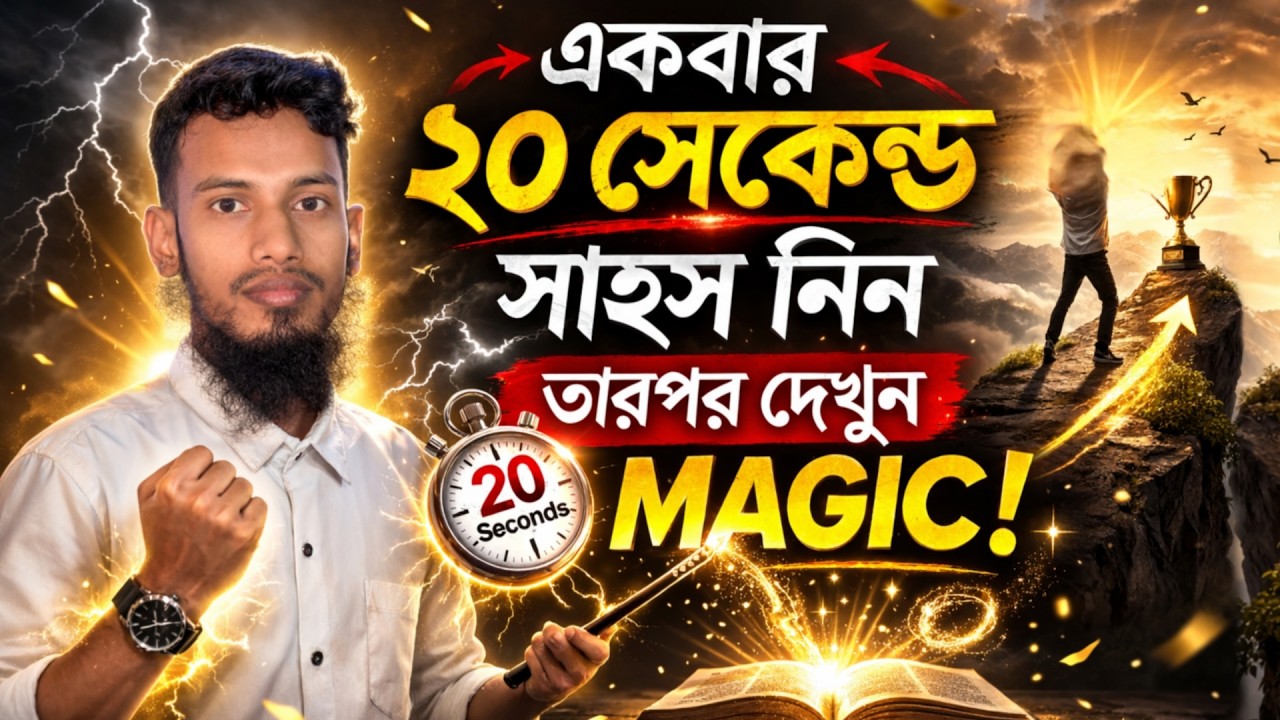 একবার ২০ সেকেন্ড সাহস নিন তারপর দেখুন ম্যাজিক!