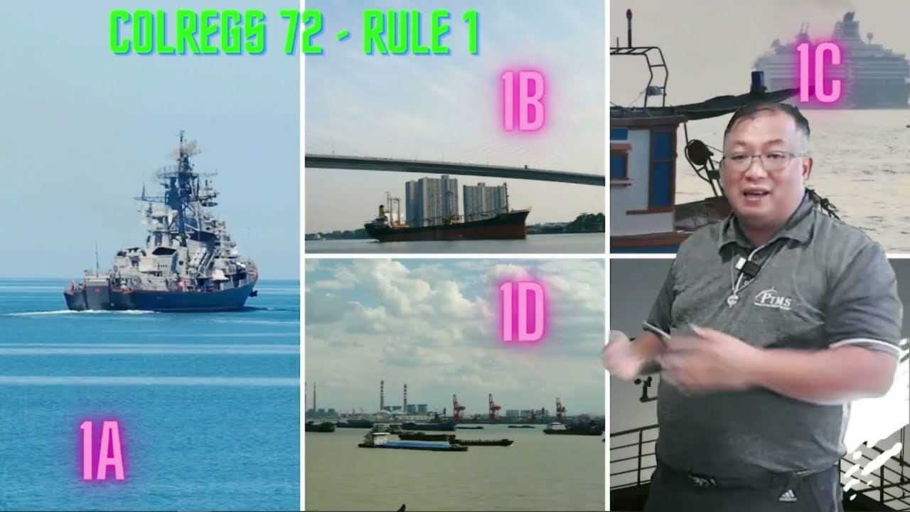 NAUTICAL TUTORIALS 008 : COLREGS SUMMARY, RULES 1 AND 2 WITH ANIMATIONS (COLLISION REGULATIONS)