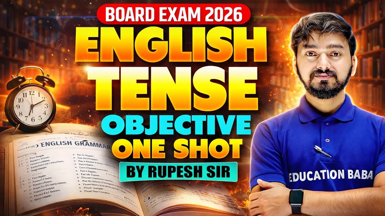 English Grammar Class 12 | Tense One shot All Objective Questions | Bihar Board 2026