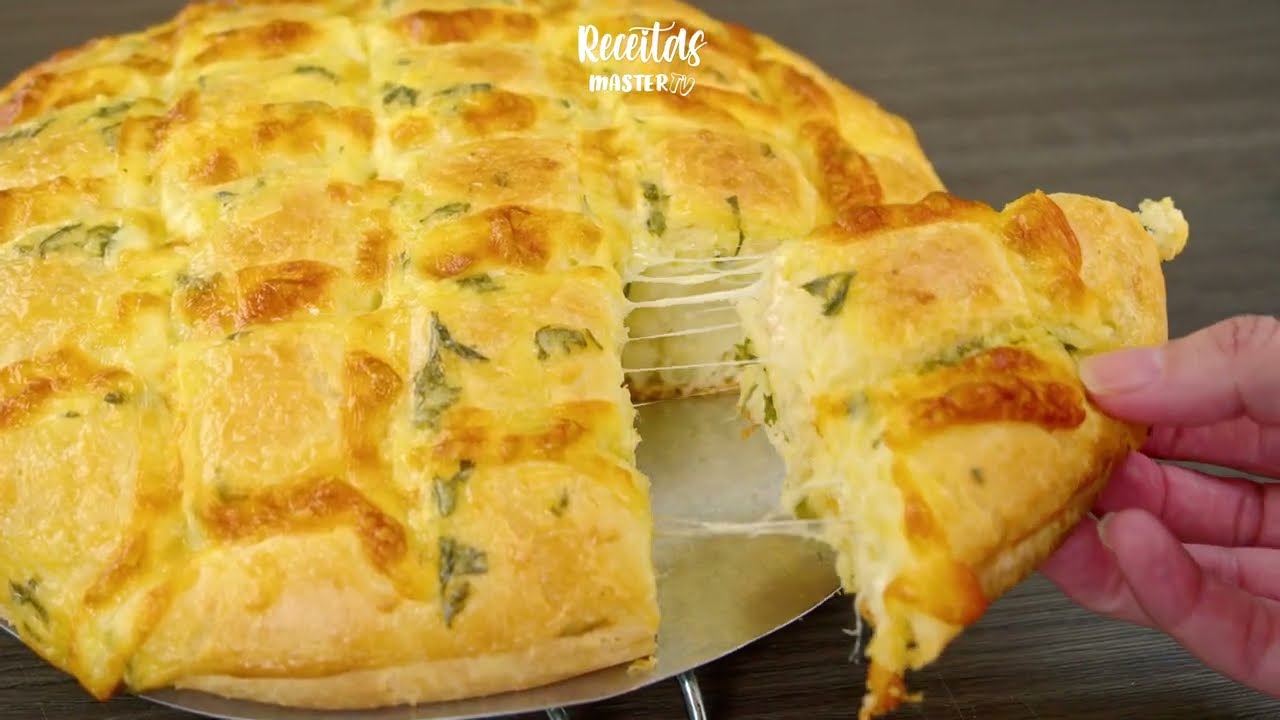 Pão de Alho Estilo Pizza | Receita Fácil, Cremosa e Irresistível