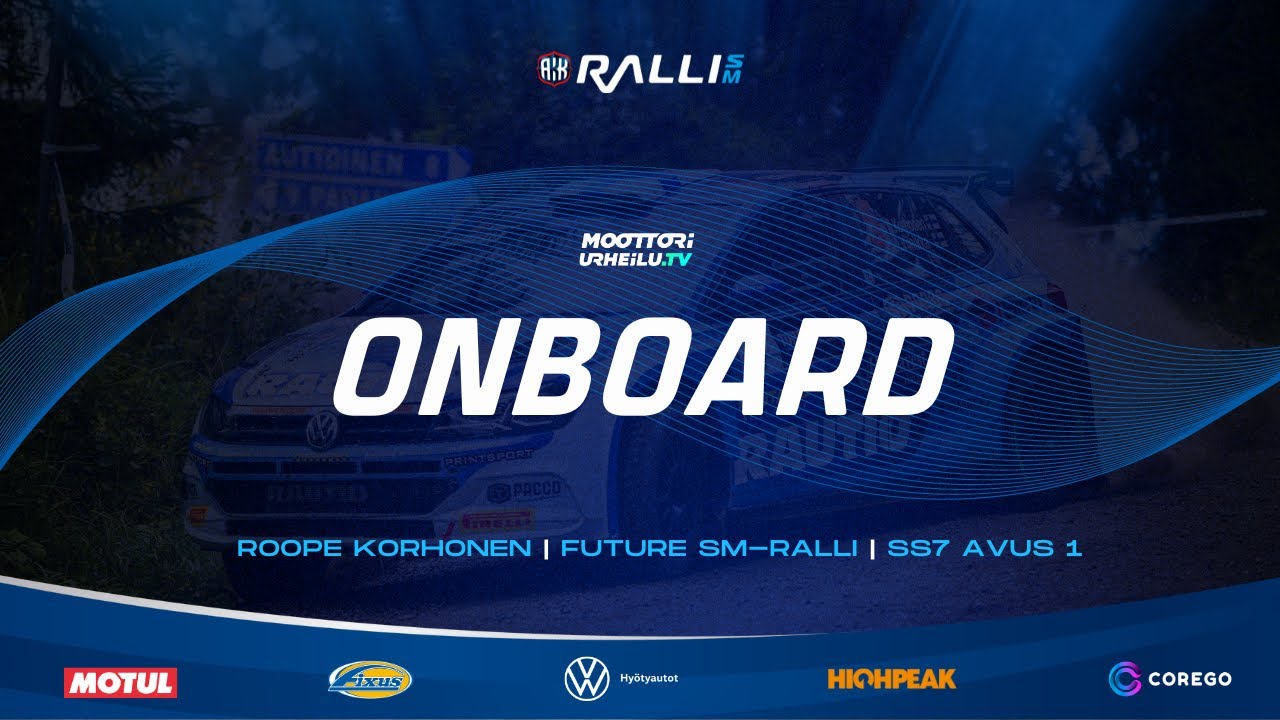 Onboard: Roope Korhonen Future SM-ralli SS7