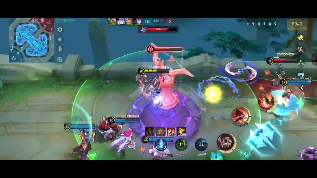 Hilda roam #mobilelegends