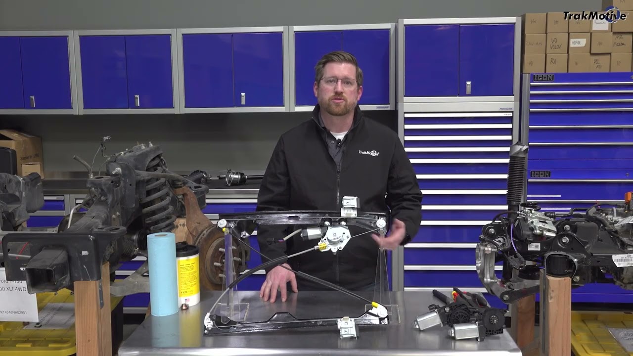 TrakMotive Window Regulator Essentials | Pre-Installed Motors Save Time & Hassle