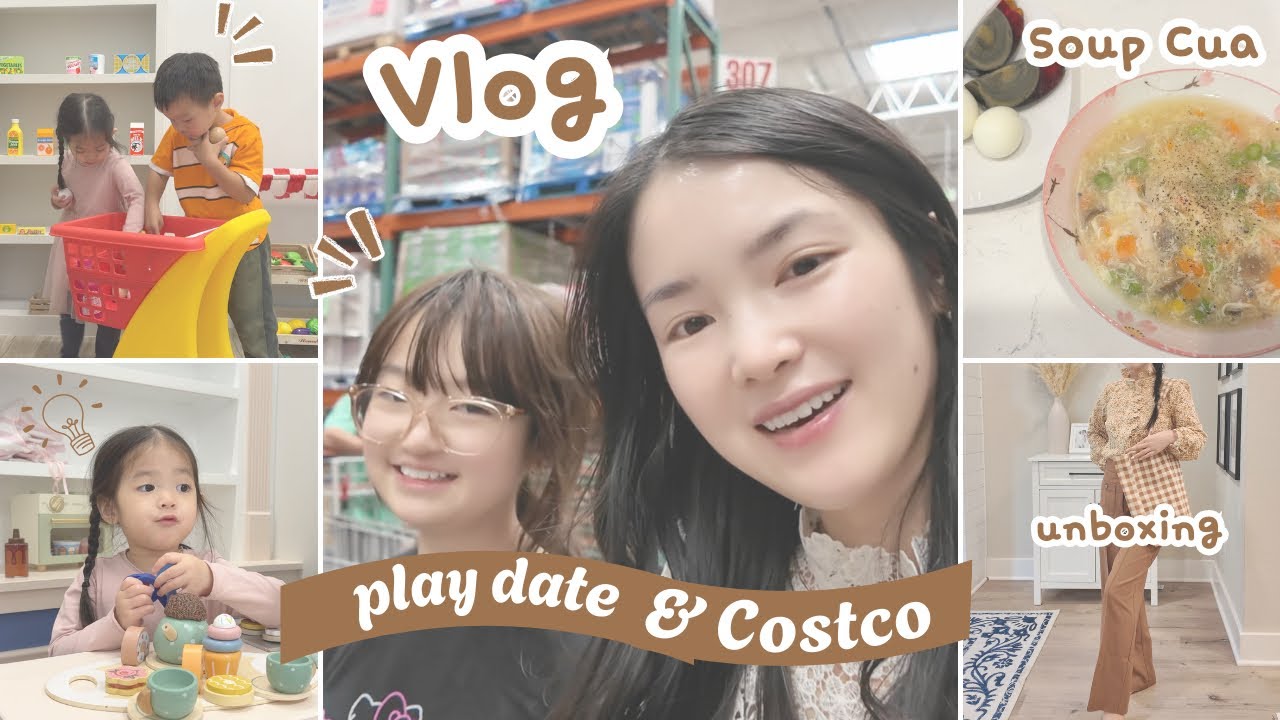 Costco Katy Đã Có Trứng Lại ♥ Nấu Soup Cua ♥ Playdate & Unboxing Đồ Đi Làm | mattalehang