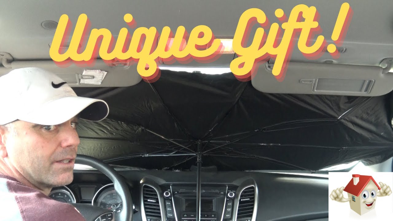 Brella Shield As Seen On TV Window Sun Shade Review | How To Open | Feedback | Windshield Umbrella
