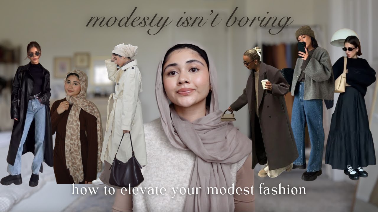 how to dress modestly and elevate your capsule wardrobe ♡ outfit ideas, fashion hacks, top advice