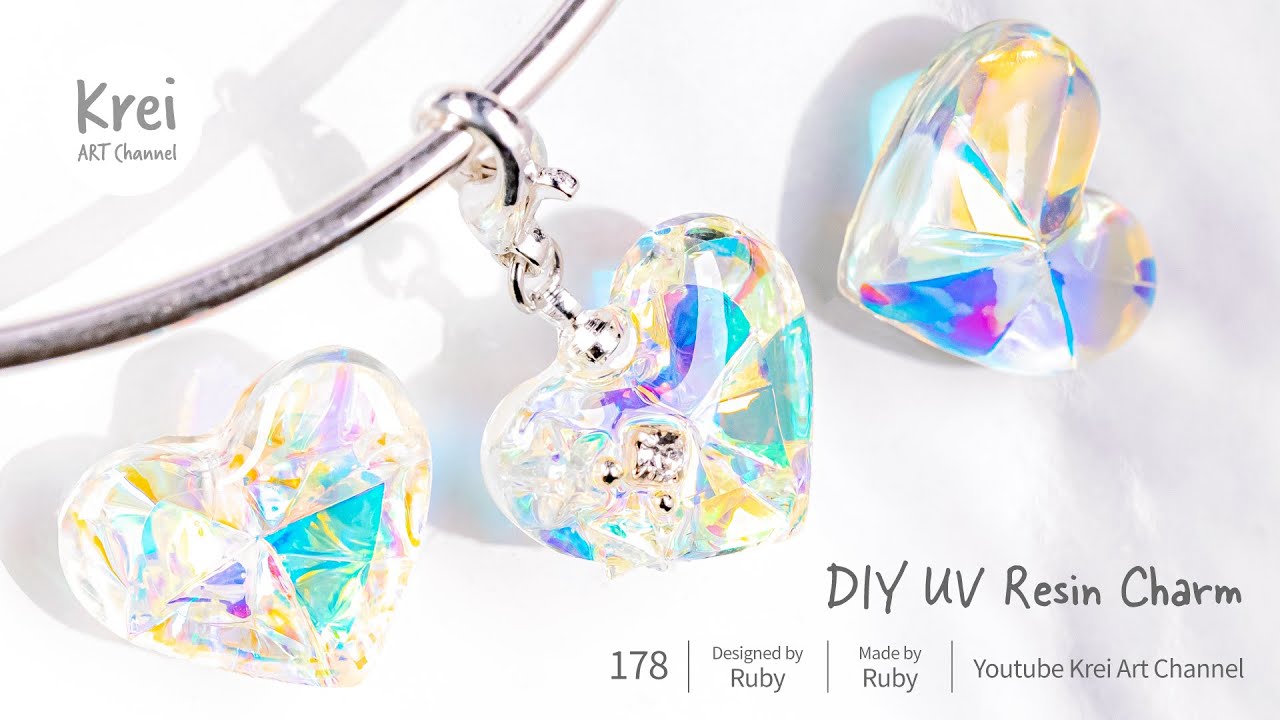 【UV レジン】DIYブレスレットチャーム〜♪UV Resin - DIY Bracelet Charm.