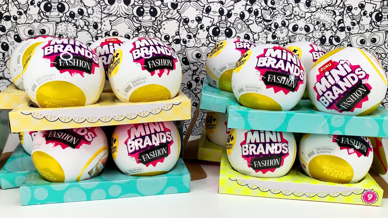 Mini Brands Fashion Series 3 Opening Tons of Blind Box Capsules