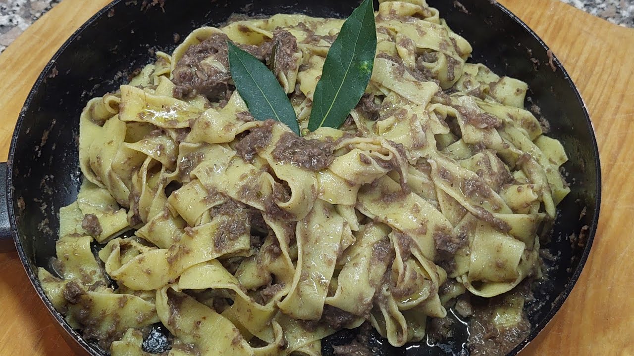 Pappardelle con solo farina di semola
