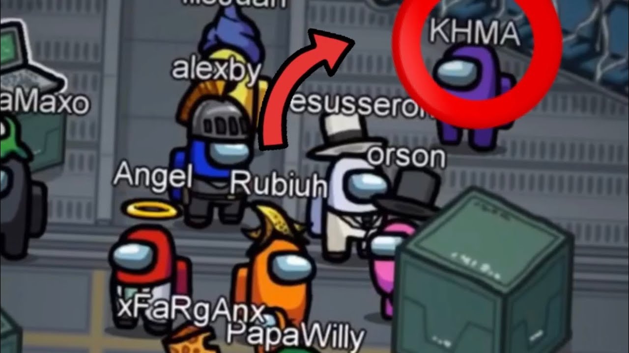 mangel se pone el código de nombre en among us😂 reacciones rubius, willy, alexby11, fargan...