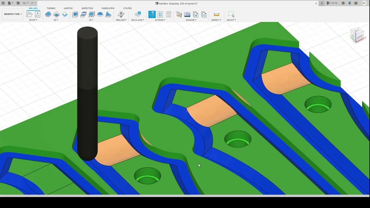 Fusion 360 Knife Handle Simulation
