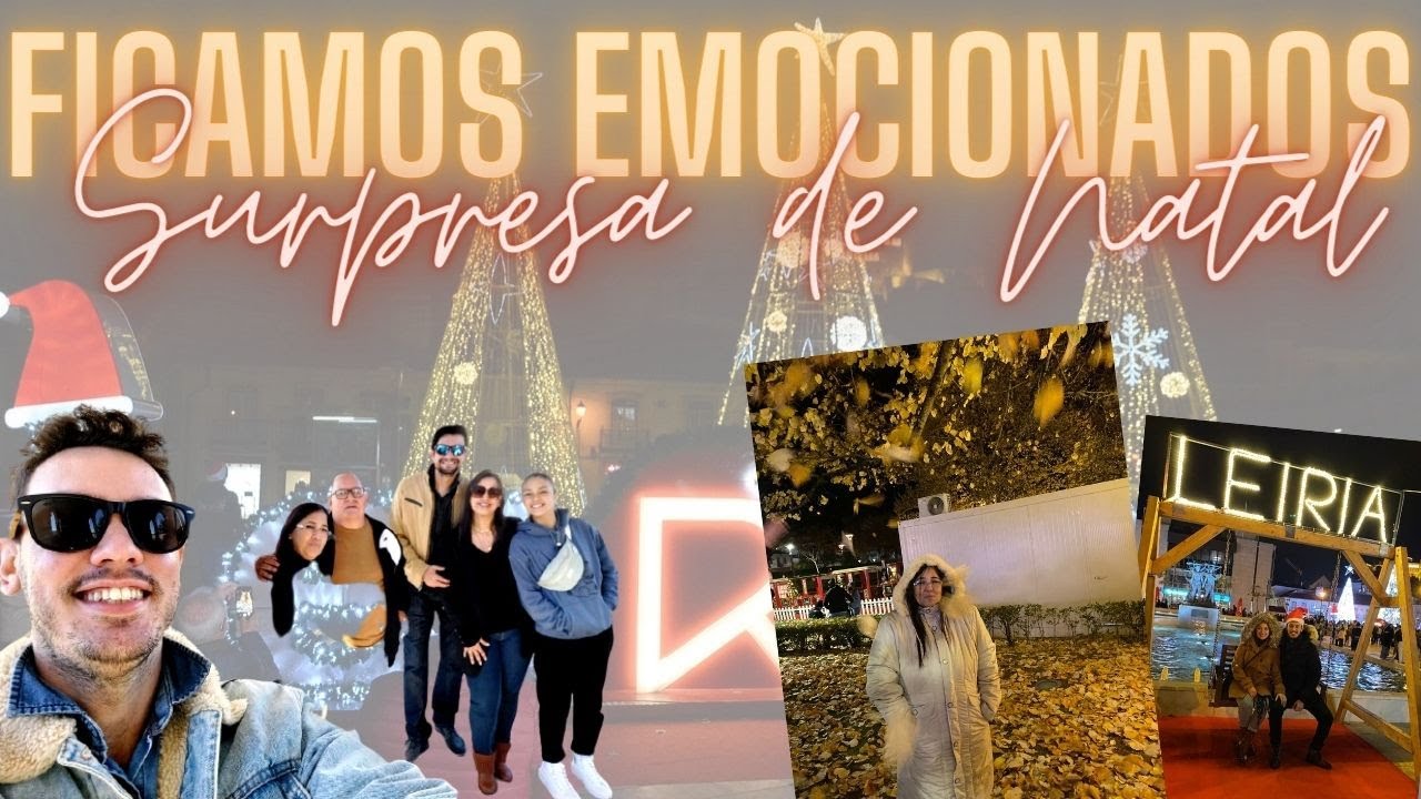 ACENDERAM AS LUZES DE NATAL EM LEIRIA PORTUGAL / ASSISTA ATÉ O FINAL E SE EMOCIONE COM A GENTE !