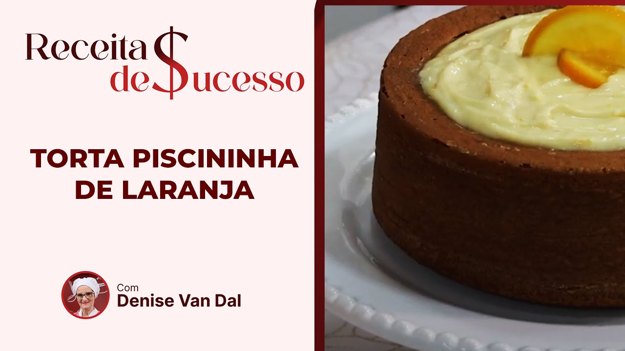 Receita de Sucesso - Bolo Piscininha de Laranja (com casca e tudo!)