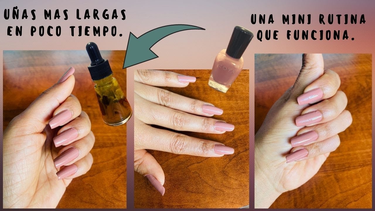 UÑAS LARGAS Y FUERTES NATURALES 💅🏼 ASI ES COMO LO HAGO!! *RUTINA SEMANAL.