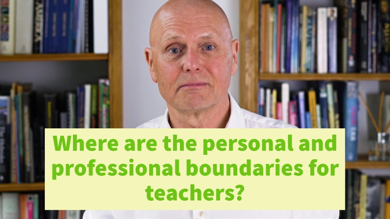 Where are the personal and professional boundaries for teachers?