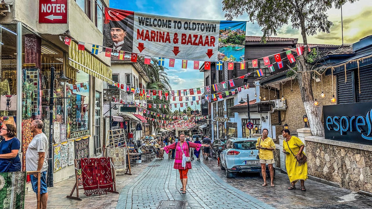 Ein Tag in Antalya Türkei 🇹🇷 Oldtown Wasserfall Schiffstour Bazaar Marina  Turkey
