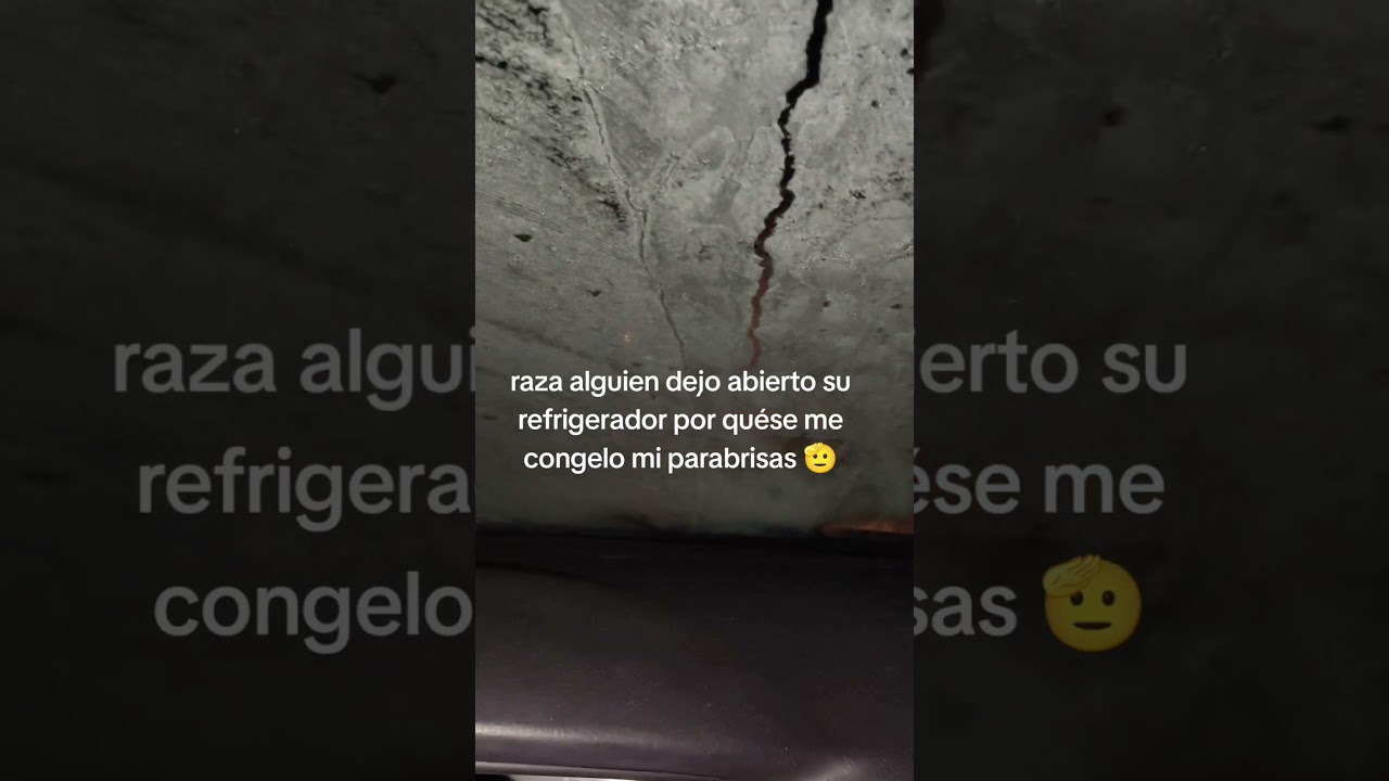 alguien dejo su refri abierto por favor de cerrar por qué se está congelando mi carrrrrrrr😂