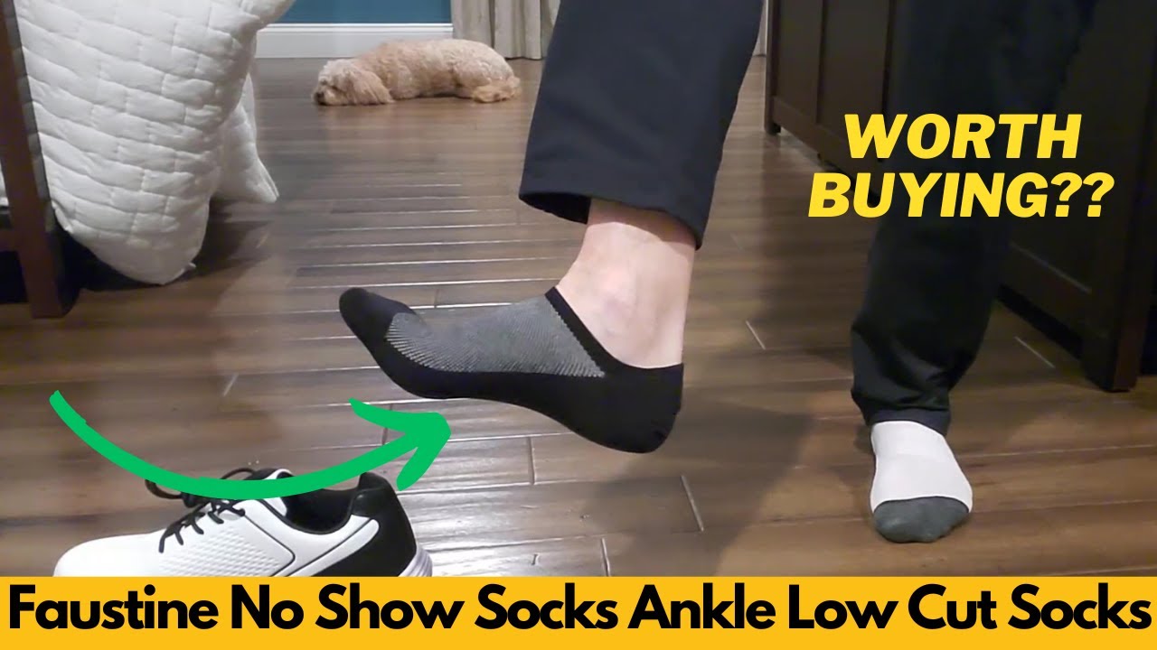 Faustine No Show Socks Ankle Low Cut Socks for Mens, Non Slip, 8 Pairs - Worth Buying?
