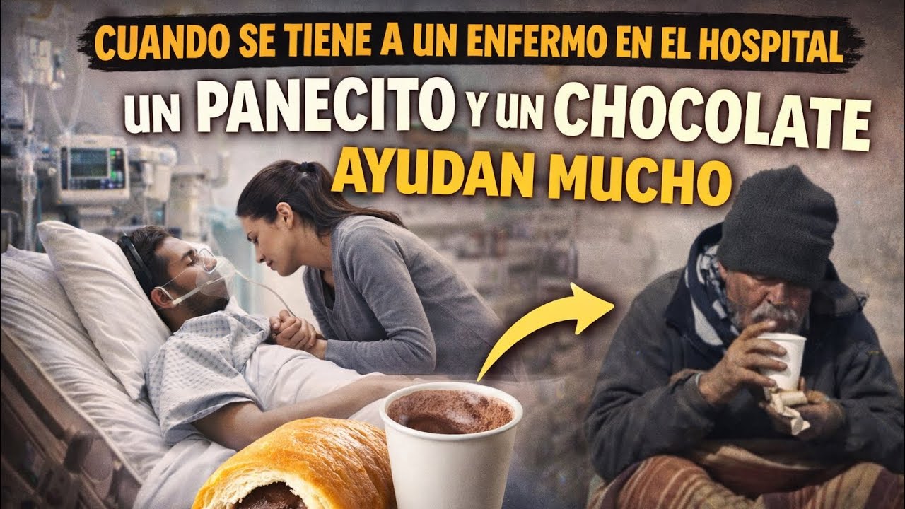 LLEVAMOS PAN Y CHOCOLATE A GENTE QUE ESPERA EN HOSPITAL