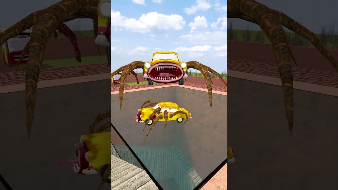 Save Car Eater vs Big Bus Eater #shorts