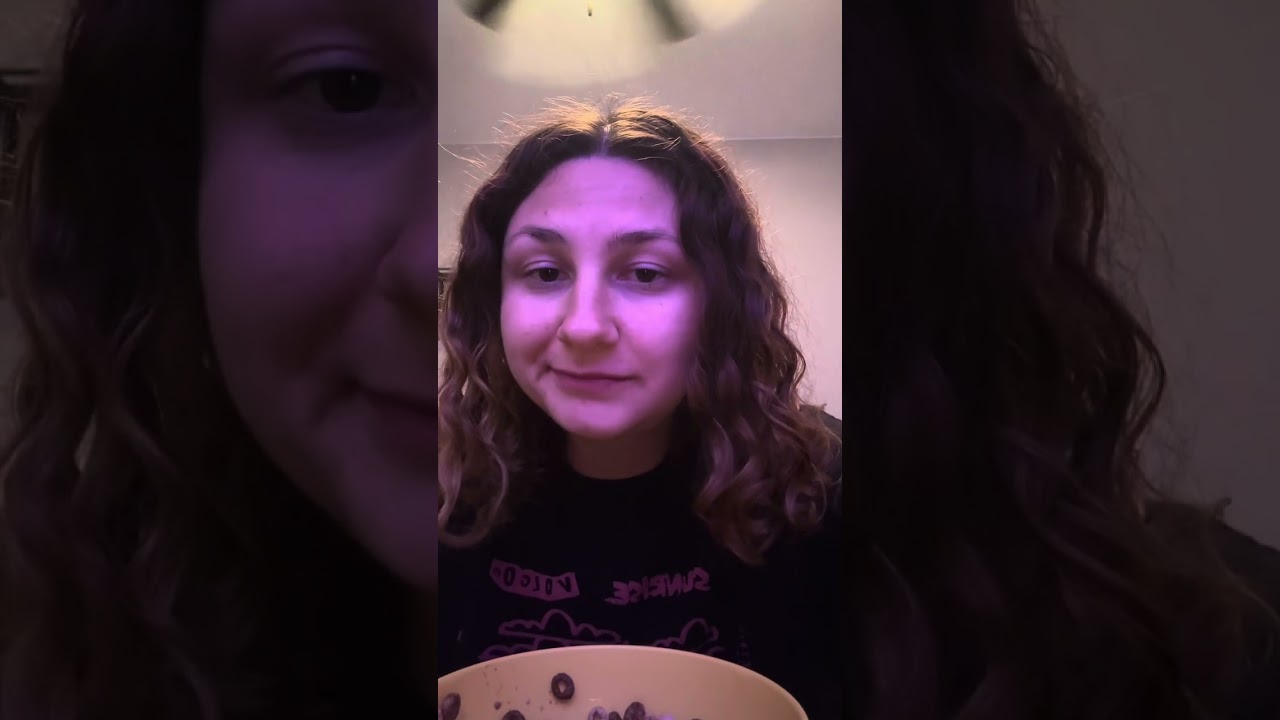 ASMR catching up eating sounds brush sounds